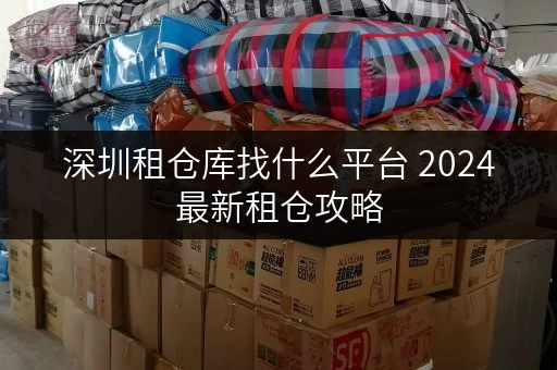 深圳租仓库找什么平台 2024最新租仓攻略 深圳租仓库找什么平台 2024最新租仓攻略
