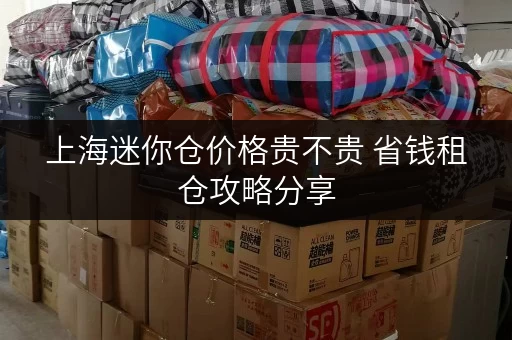 上海迷你仓价格贵不贵 省钱租仓攻略分享