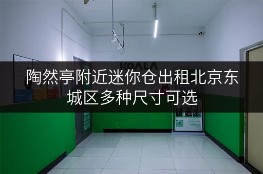 陶然亭附近迷你仓出租北京东城区多种尺寸可选