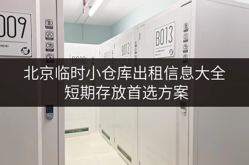 北京临时小仓库出租信息大全 短期存放首选方案