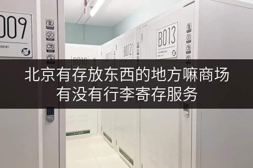 北京有存放东西的地方嘛商场有没有行李寄存服务 北京有存放东西的地方嘛商场有没有行李寄存服务