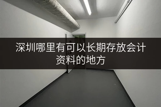 深圳哪里有可以长期存放会计资料的地方