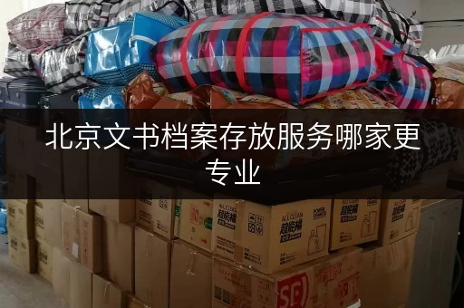 北京文书档案存放服务哪家更专业