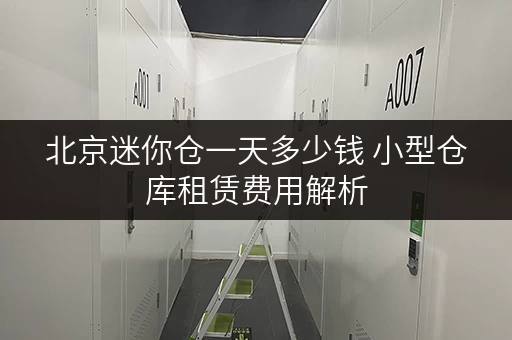 北京迷你仓一天多少钱 小型仓库租赁费用解析