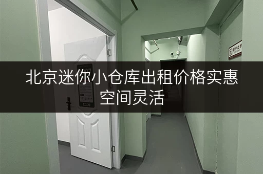 北京迷你小仓库出租价格实惠空间灵活 北京迷你小仓库出租价格实惠空间灵活