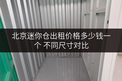 北京迷你仓出租价格多少钱一个 不同尺寸对比