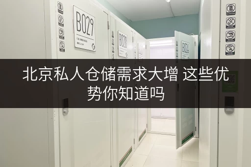 北京私人仓储需求大增 这些优势你知道吗