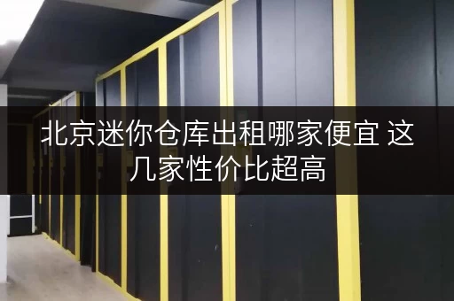 北京迷你仓库出租哪家便宜 这几家性价比超高