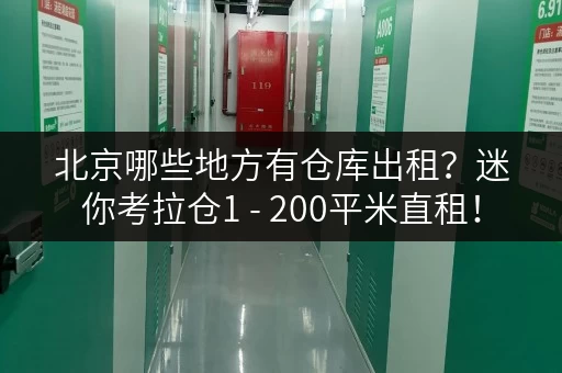 北京哪些地方有仓库出租？迷你考拉仓1 - 200平米直租！