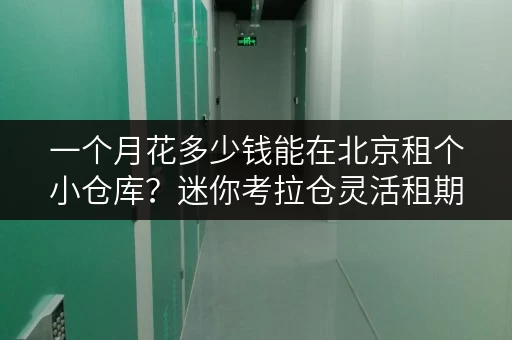 一个月花多少钱能在北京租个小仓库?迷你考拉仓灵活租期任你选 一个月花多少钱能在北京租个小仓库?迷你考拉仓灵活租期任你选