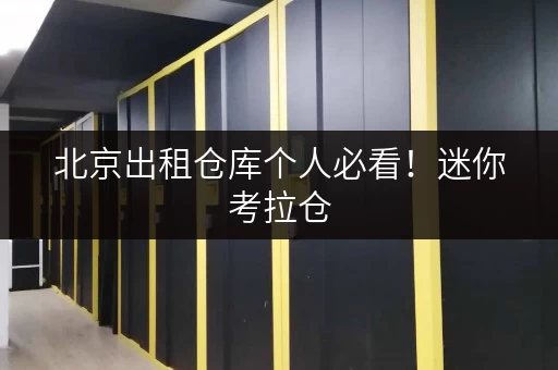 北京出租仓库个人必看！迷你考拉仓，一站式物品存储方案