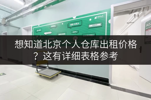 想知道北京个人仓库出租价格?这有详细表格参考 想知道北京个人仓库出租价格?这有详细表格参考