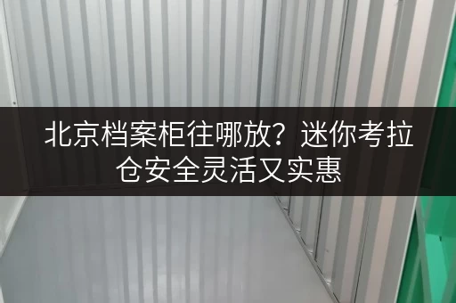 北京档案柜往哪放?迷你考拉仓安全灵活又实惠 北京档案柜往哪放?迷你考拉仓安全灵活又实惠