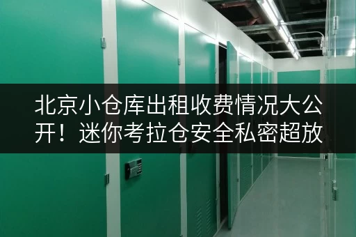 北京小仓库出租收费情况大公开!迷你考拉仓安全私密超放心 北京小仓库出租收费情况大公开!迷你考拉仓安全私密超放心