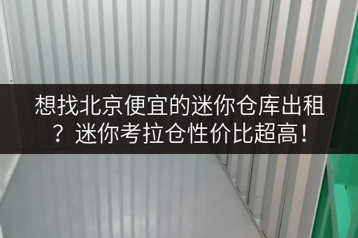 想找北京便宜的迷你仓库出租?迷你考拉仓性价比超高! 想找北京便宜的迷你仓库出租?迷你考拉仓性价比超高!