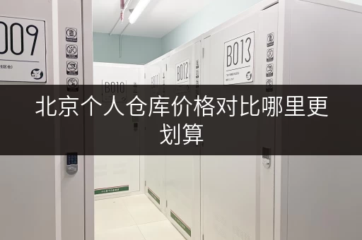 北京个人仓库价格对比哪里更划算
