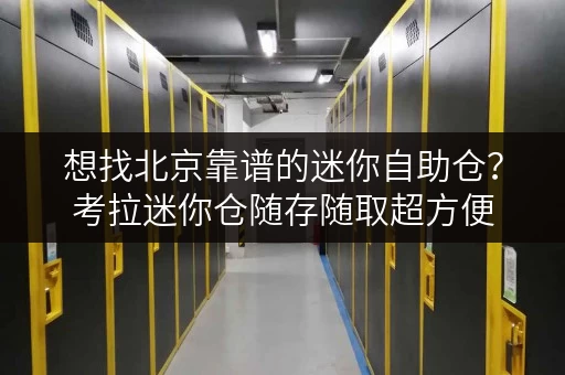 想找北京靠谱的迷你自助仓?考拉迷你仓随存随取超方便 想找北京靠谱的迷你自助仓?考拉迷你仓随存随取超方便