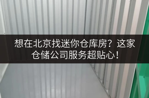 想在北京找迷你仓库房？这家仓储公司服务超贴心！