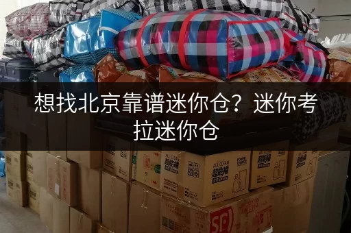 想找北京靠谱迷你仓？迷你考拉迷你仓，安全又实惠