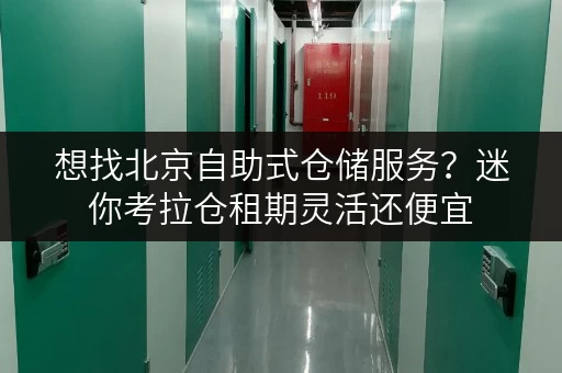 想找北京自助式仓储服务?迷你考拉仓租期灵活还便宜 想找北京自助式仓储服务?迷你考拉仓租期灵活还便宜