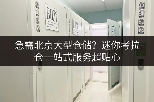 急需北京大型仓储？迷你考拉仓一站式服务超贴心