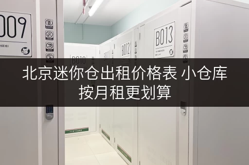 北京迷你仓出租价格表 小仓库按月租更划算