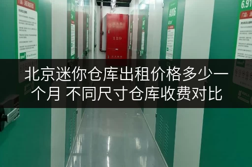 北京迷你仓库出租价格多少一个月 不同尺寸仓库收费对比