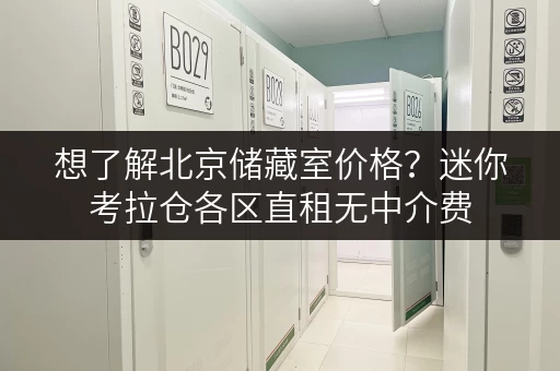 想了解北京储藏室价格？迷你考拉仓各区直租无中介费