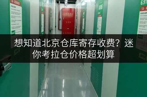 想知道北京仓库寄存收费？迷你考拉仓价格超划算
