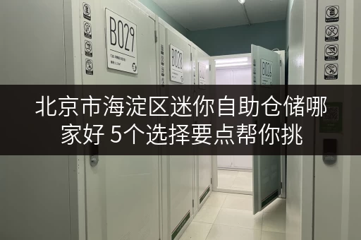 北京市海淀区迷你自助仓储哪家好 5个选择要点帮你挑