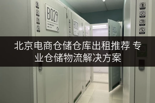 北京电商仓储仓库出租推荐 专业仓储物流解决方案