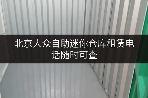 北京大众自助迷你仓库租赁电话随时可查