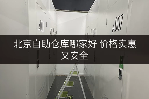 北京自助仓库哪家好 价格实惠又安全