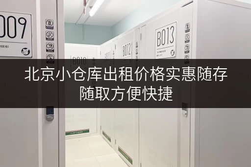 北京小仓库出租价格实惠随存随取方便快捷