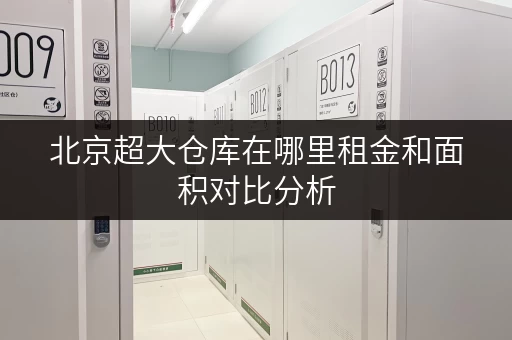 北京超大仓库在哪里租金和面积对比分析