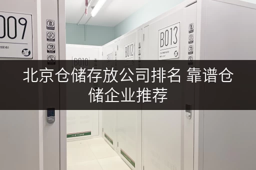 北京仓储存放公司排名 靠谱仓储企业推荐