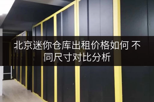 北京迷你仓库出租价格如何 不同尺寸对比分析