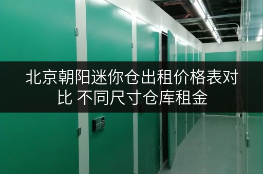 北京朝阳迷你仓出租价格表对比 不同尺寸仓库租金