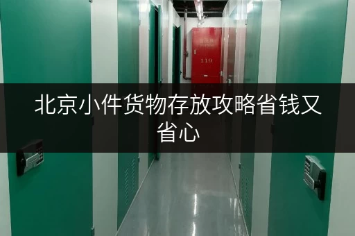 北京小件货物存放攻略省钱又省心