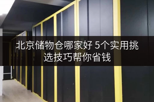 北京储物仓哪家好 5个实用挑选技巧帮你省钱