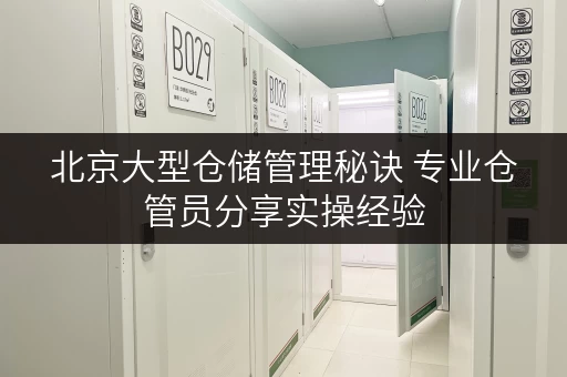北京大型仓储管理秘诀 专业仓管员分享实操经验