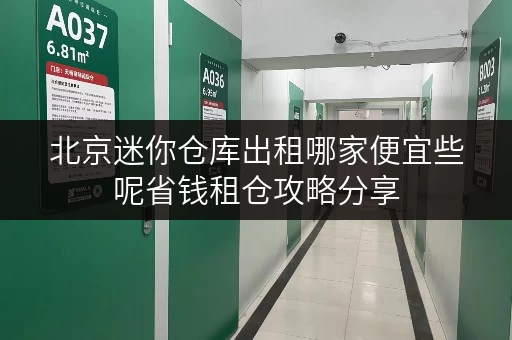 北京迷你仓库出租哪家便宜些呢省钱租仓攻略分享