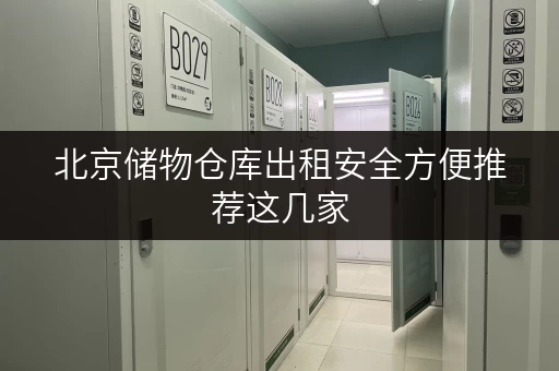 北京储物仓库出租安全方便推荐这几家