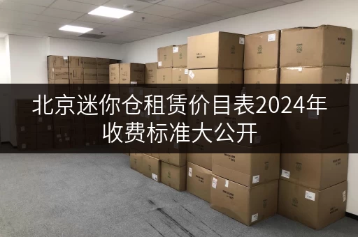北京迷你仓租赁价目表2024年收费标准大公开