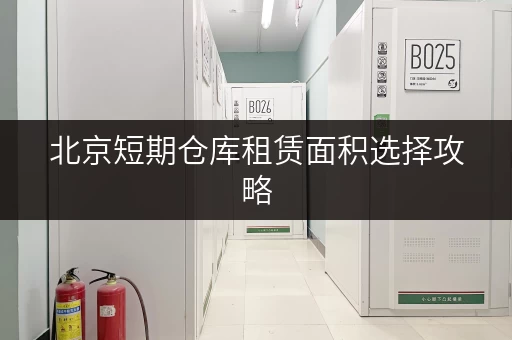 北京短期仓库租赁面积选择攻略,轻松应对短期存储需求 北京短期仓库租赁面积选择攻略,轻松应对短期存储需求