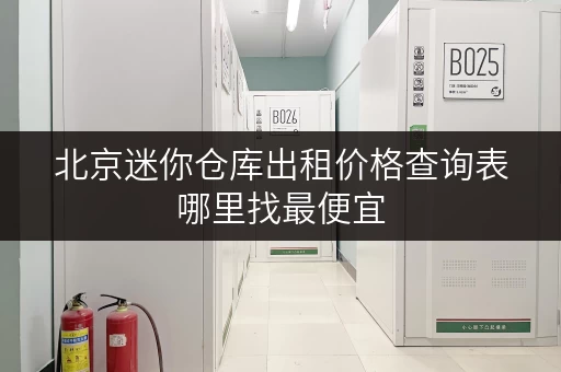 北京迷你仓库出租价格查询表哪里找最便宜