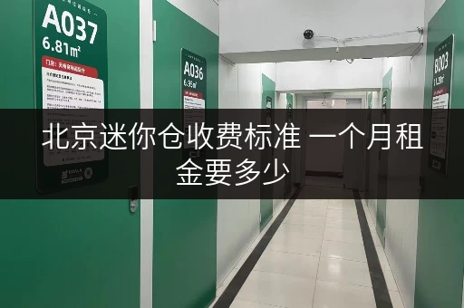 北京迷你仓收费标准 一个月租金要多少