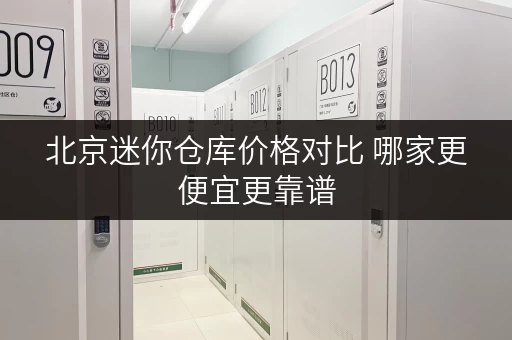 北京迷你仓库价格对比 哪家更便宜更靠谱
