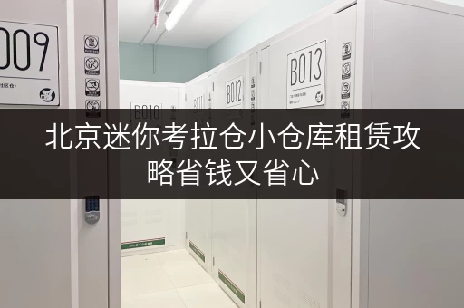 北京迷你考拉仓小仓库租赁攻略省钱又省心