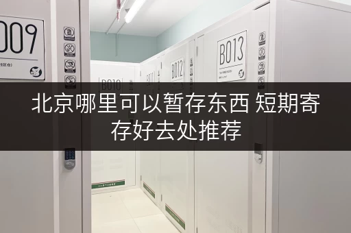 北京哪里可以暂存东西 短期寄存好去处推荐